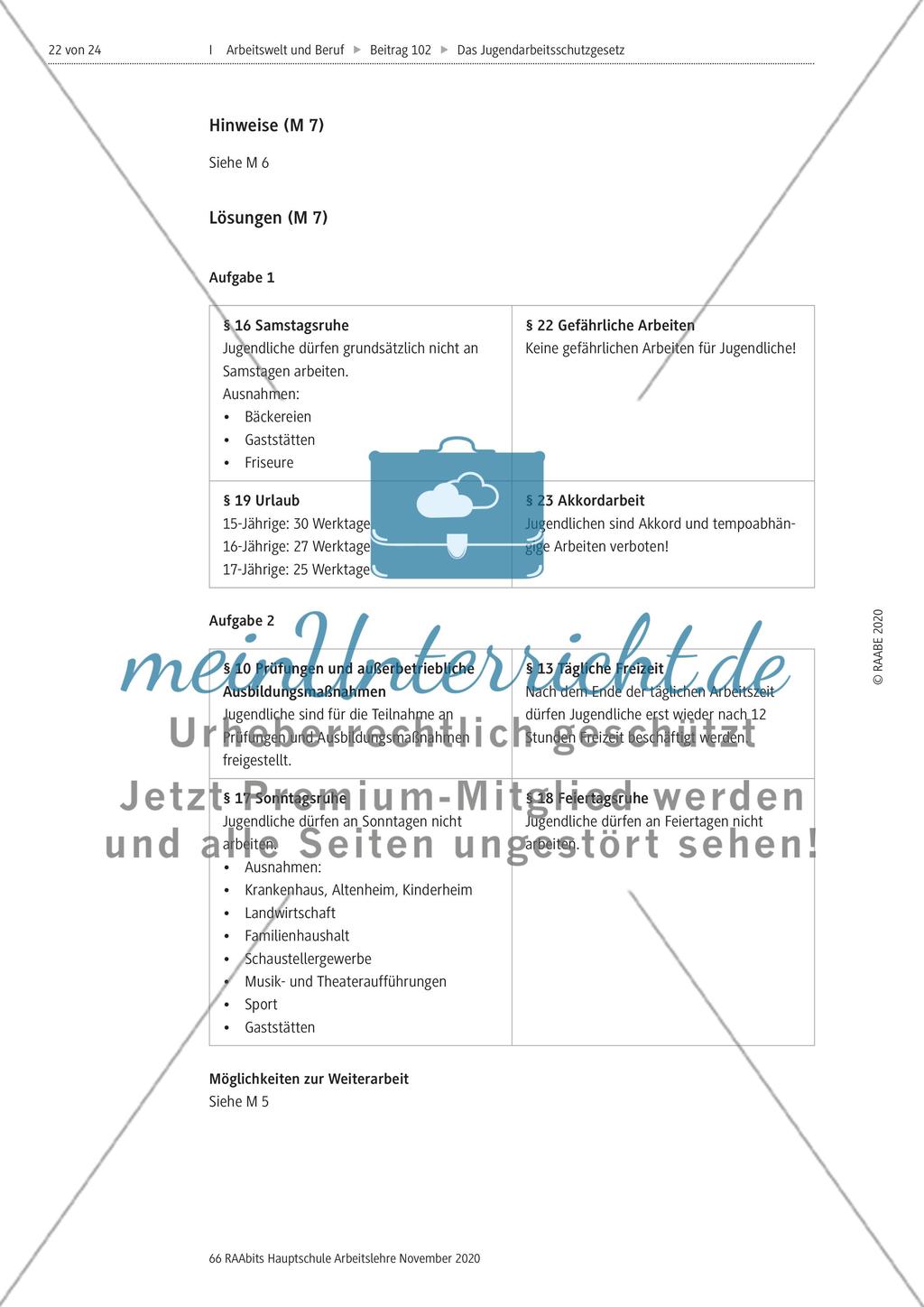Arbeitszeit, Pausen und Co. - M5-M8 Preview 8