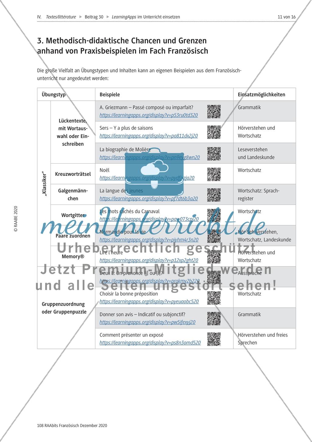 LearningApps im Französischunterricht Preview 11