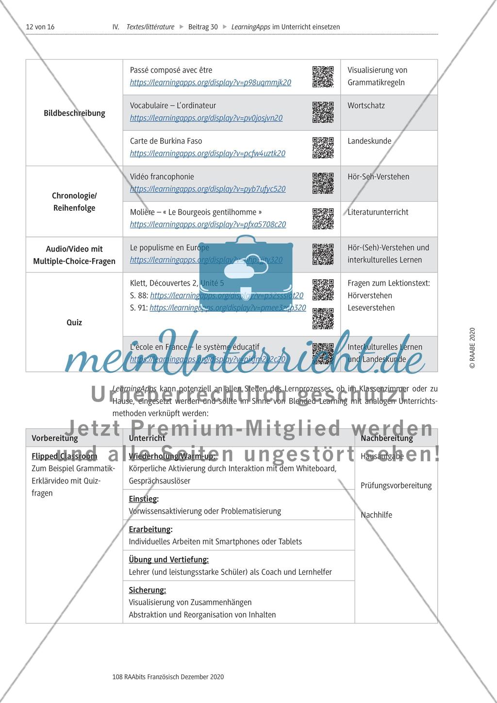 LearningApps im Französischunterricht Preview 12