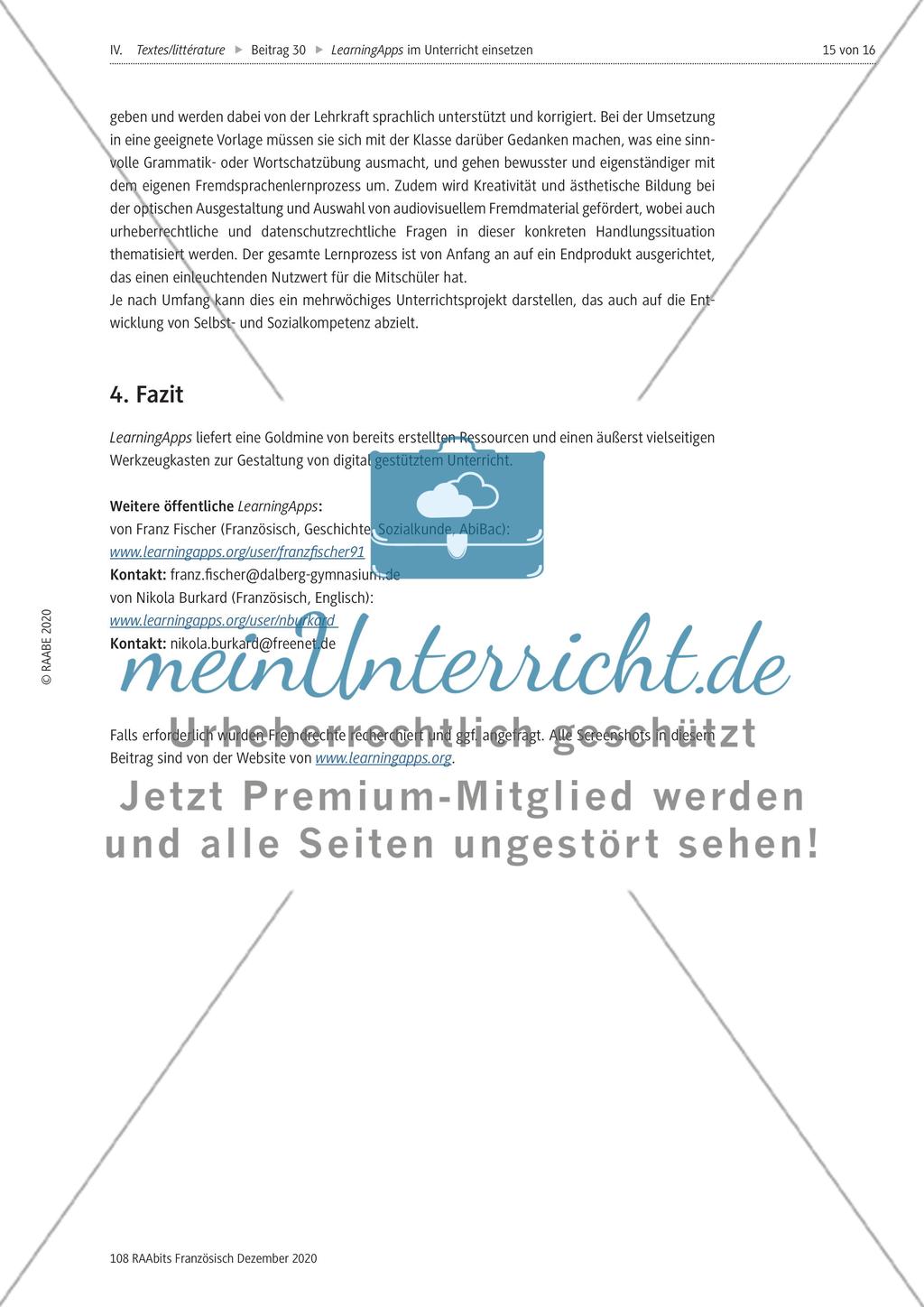 LearningApps im Französischunterricht Preview 15