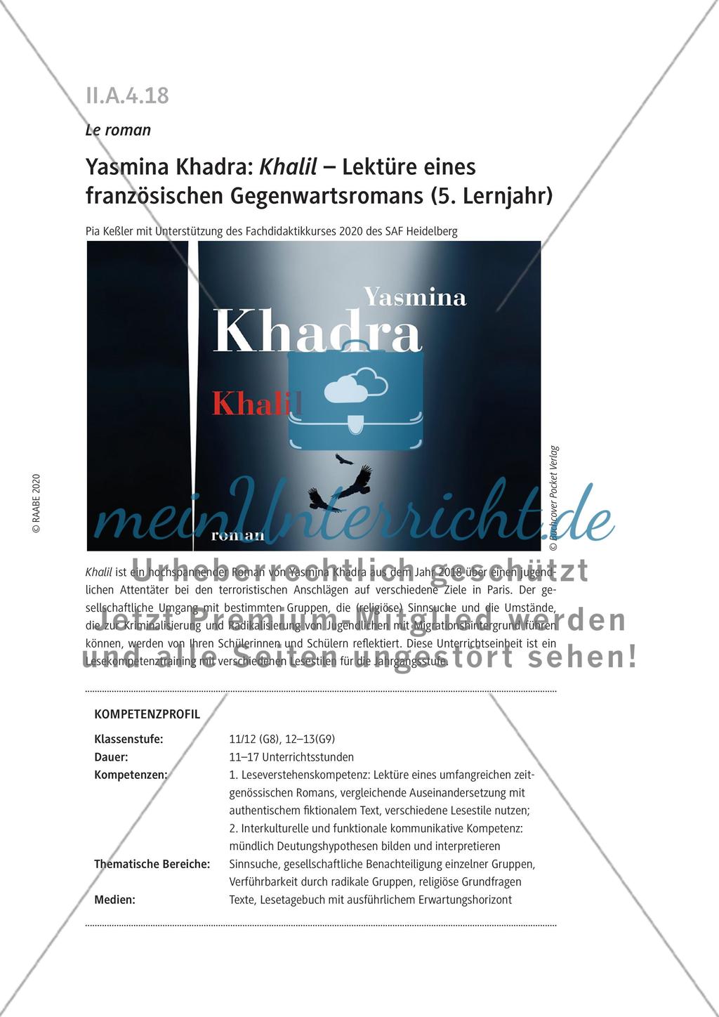 Yasmina Khadra: Khalil Preview 1