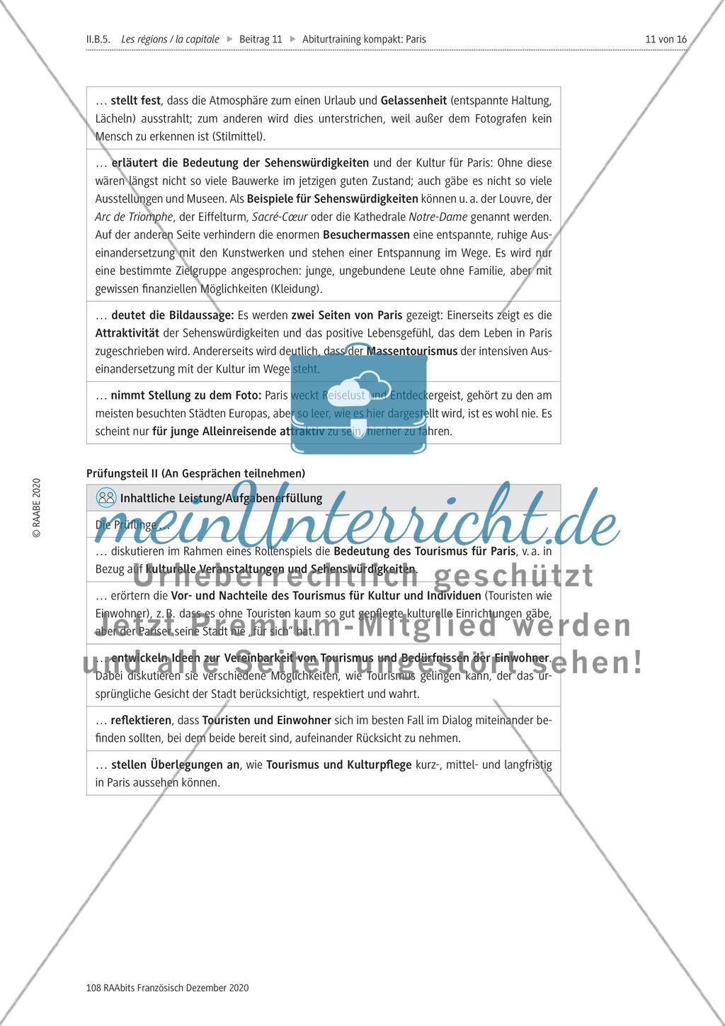 Abiturtraining kompakt: Paris Preview 11