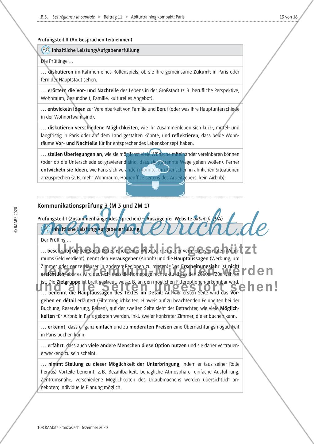 Abiturtraining kompakt: Paris Preview 13
