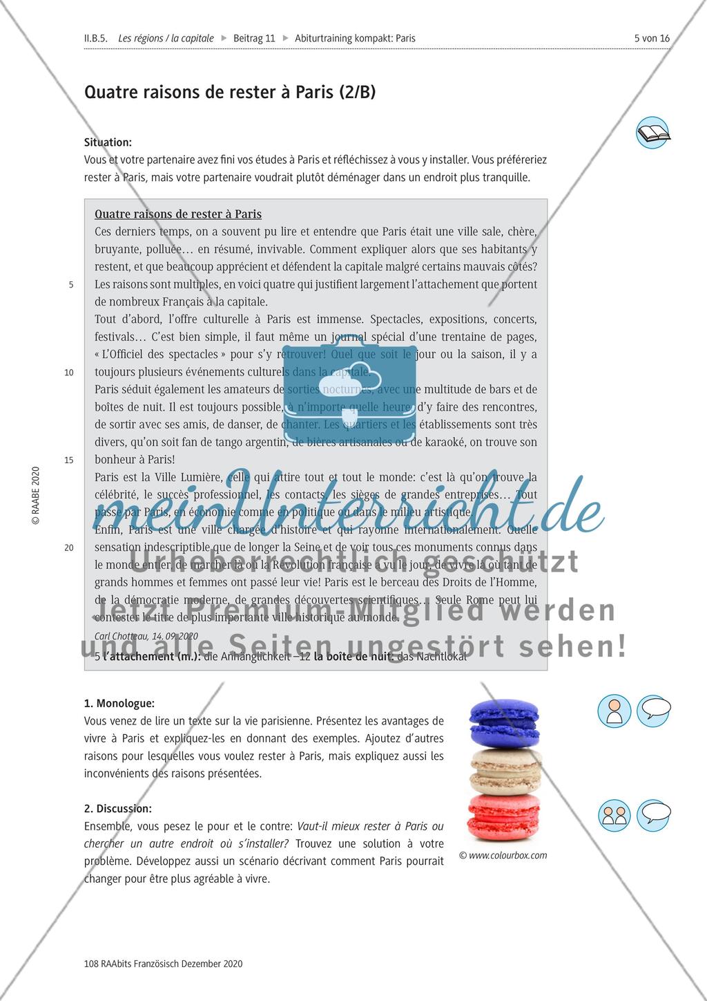 Abiturtraining kompakt: Paris Preview 5