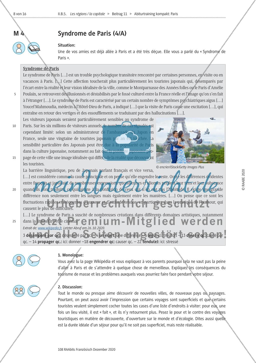 Abiturtraining kompakt: Paris Preview 8