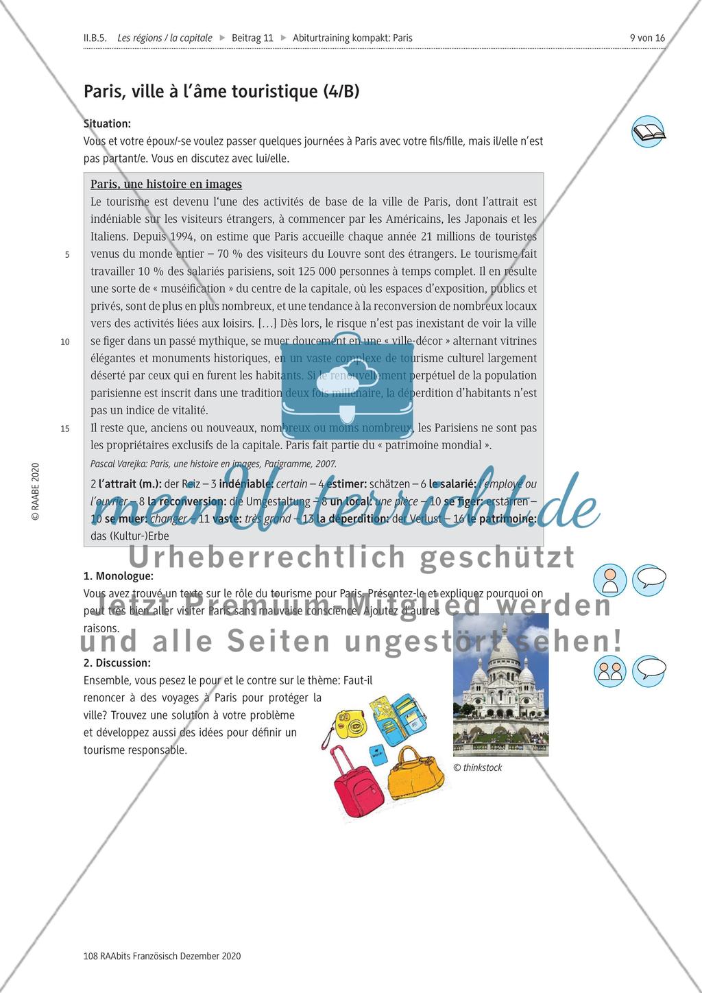 Abiturtraining kompakt: Paris Preview 9