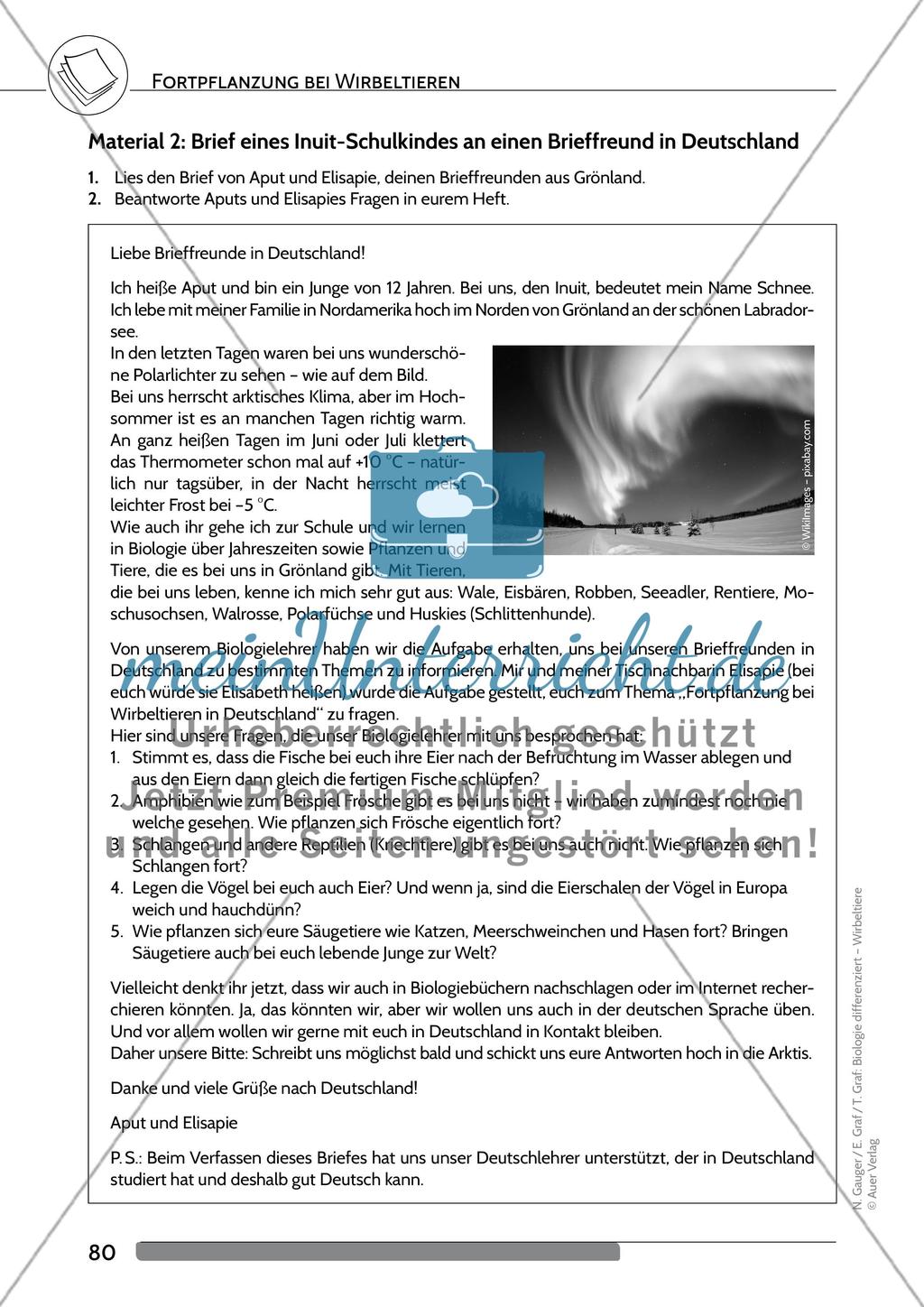Fortpflanzung bei Wirbeltieren Preview 3