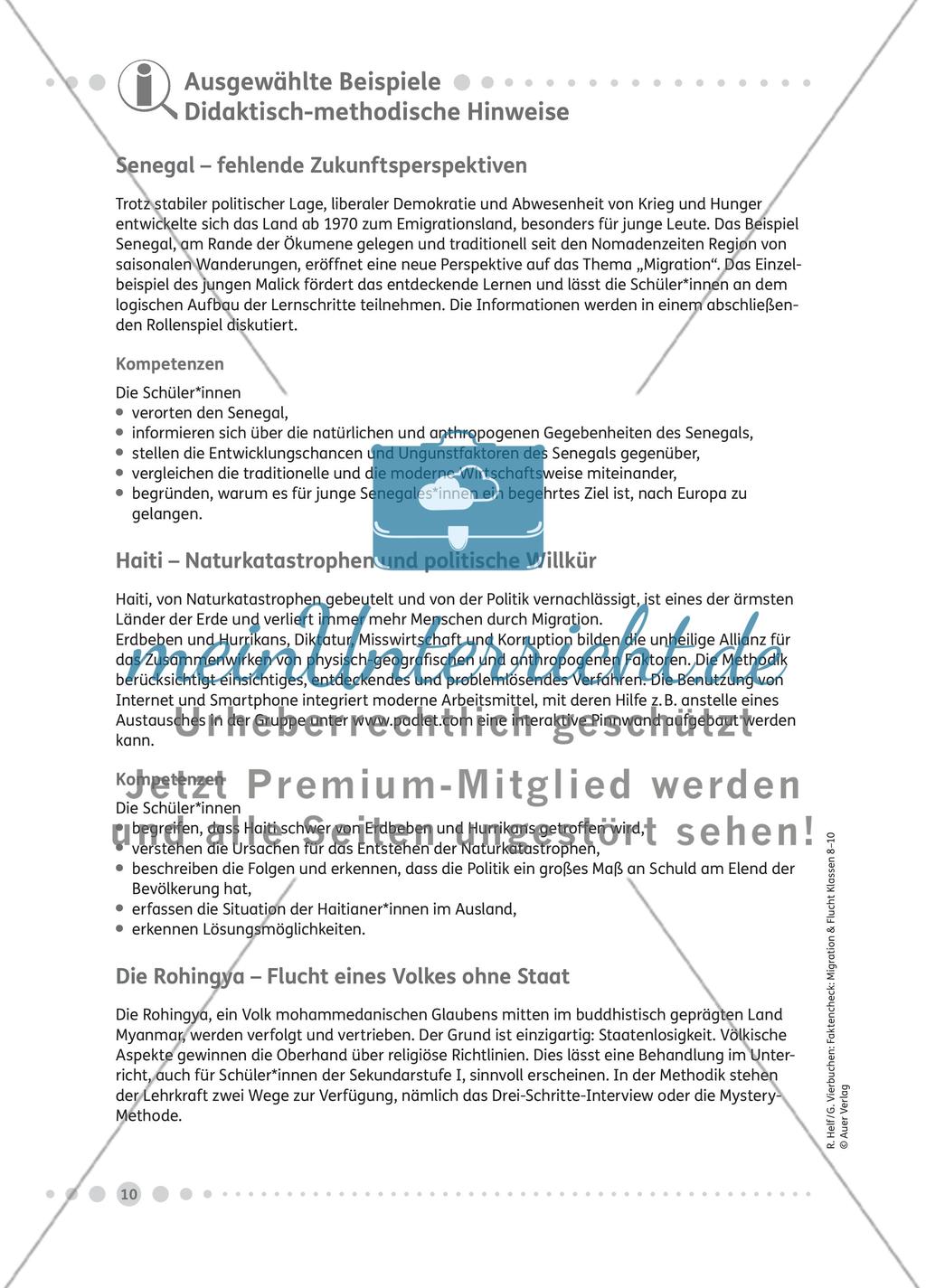 Ausgewählte Beispiele für Ursachen und Folgen von Flucht und Migration - Teil 1 Preview 2