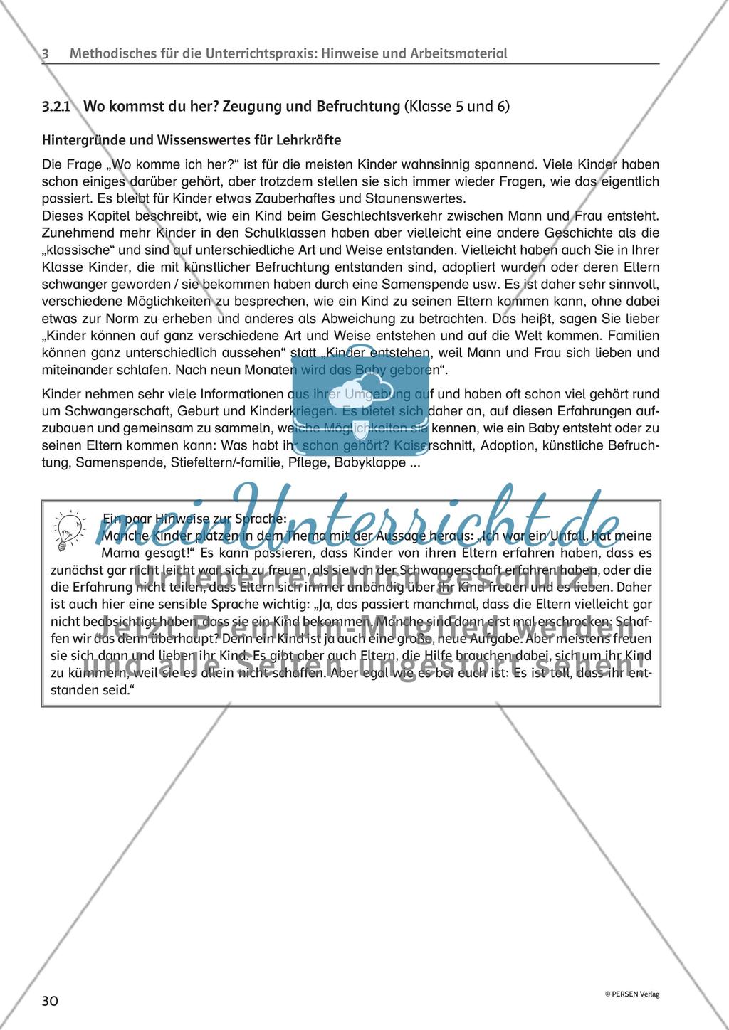 Methodisches für die Unterrichtspraxis: Hinweise und Arbeitsmaterial - Teil 1 Preview 11