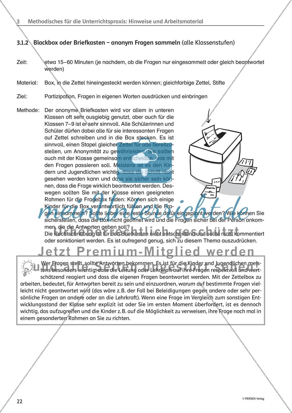 Methodisches für die Unterrichtspraxis: Hinweise und Arbeitsmaterial - Teil 1 Preview 3