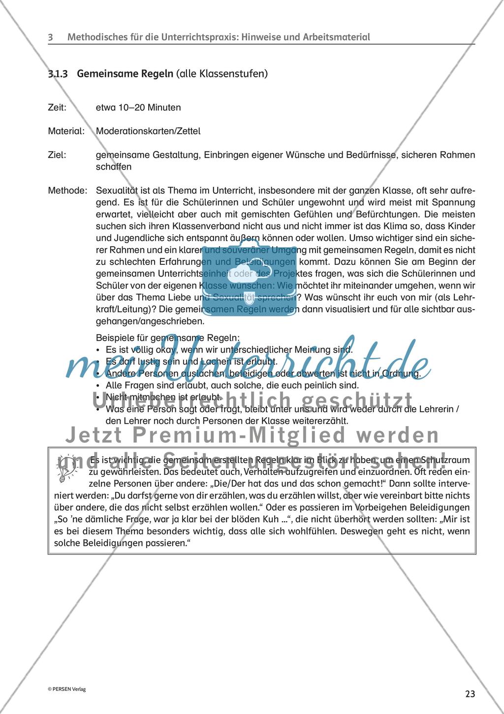 Methodisches für die Unterrichtspraxis: Hinweise und Arbeitsmaterial - Teil 1 Preview 4