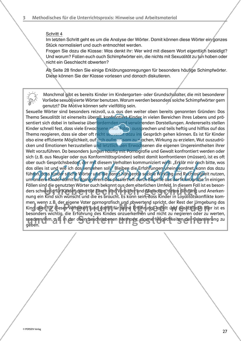 Methodisches für die Unterrichtspraxis: Hinweise und Arbeitsmaterial - Teil 1 Preview 8