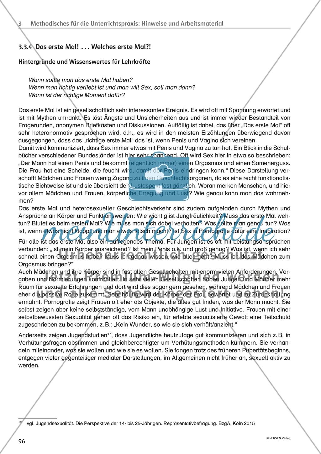 Methodisches für die Unterrichtspraxis: Hinweise und Arbeitsmaterial - Teil 6 Preview 1