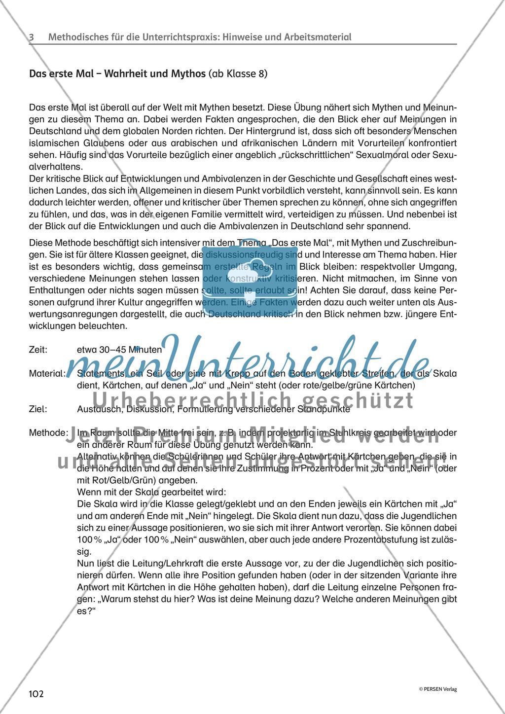 Methodisches für die Unterrichtspraxis: Hinweise und Arbeitsmaterial - Teil 6 Preview 7