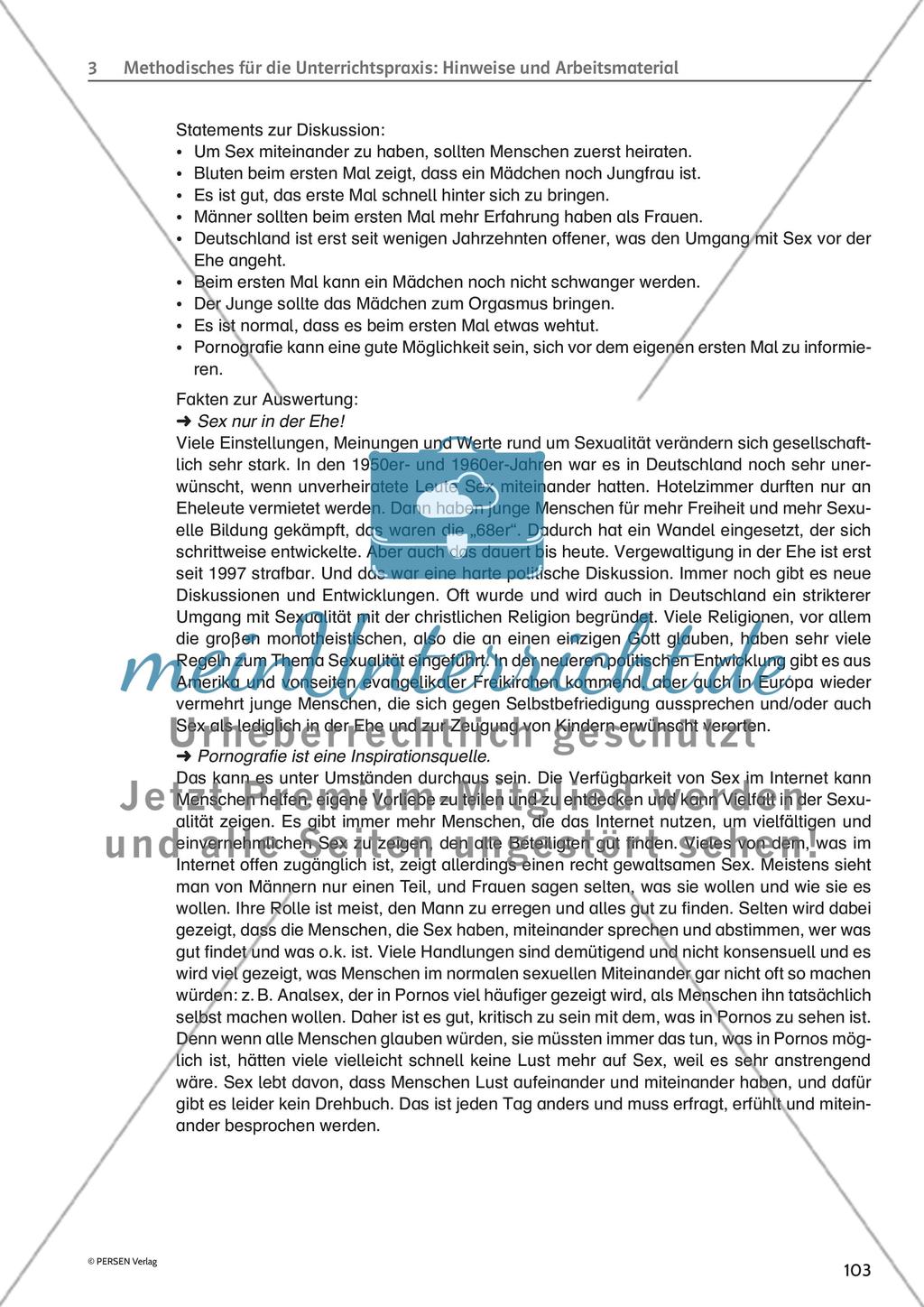 Methodisches für die Unterrichtspraxis: Hinweise und Arbeitsmaterial - Teil 6 Preview 8