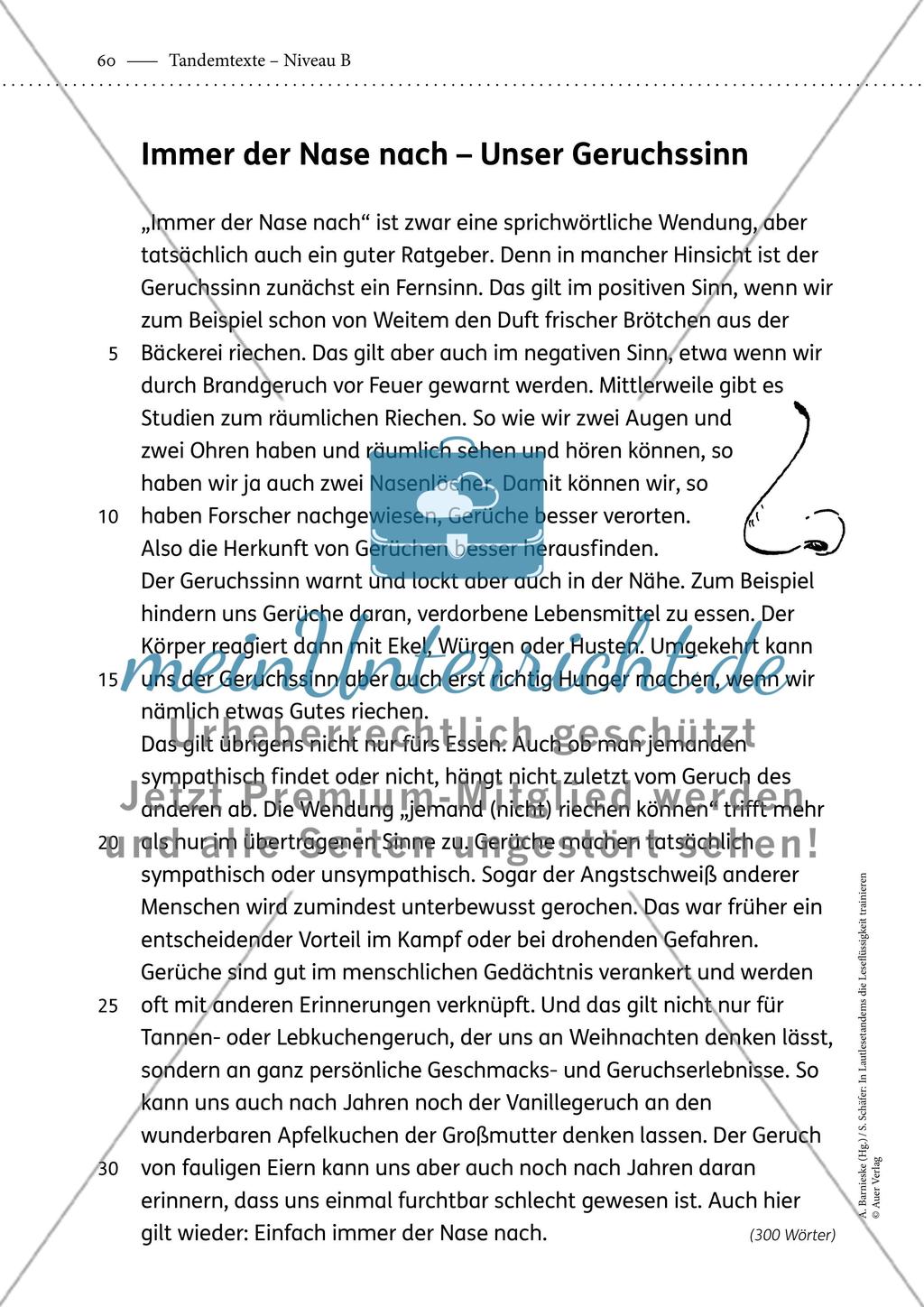Tandemtexte - Niveau B - Teil 2 Preview 1