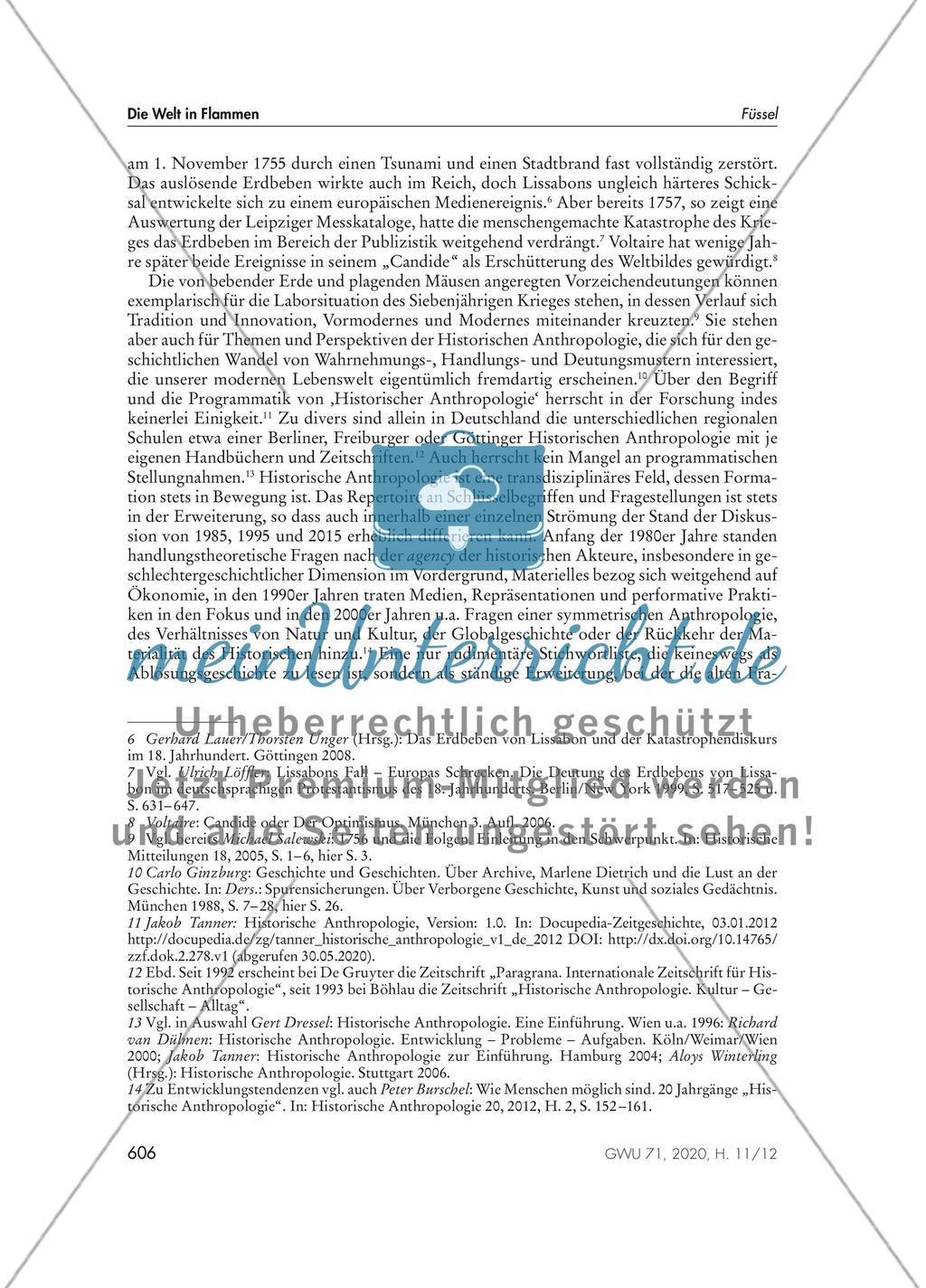 Die Welt in Flammen meinUnterricht