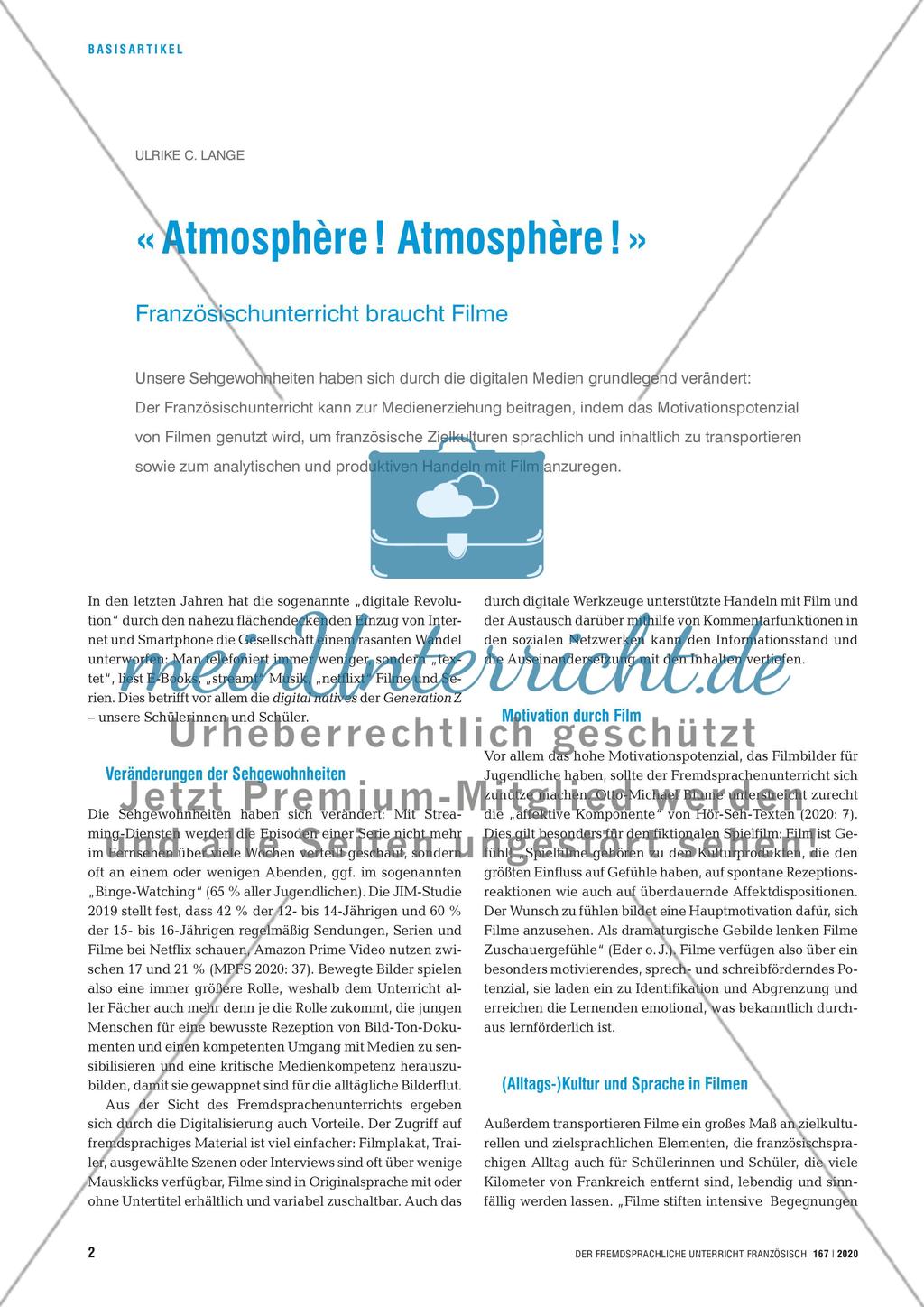 «Atmosphère ! Atmosphère ! » Preview 1