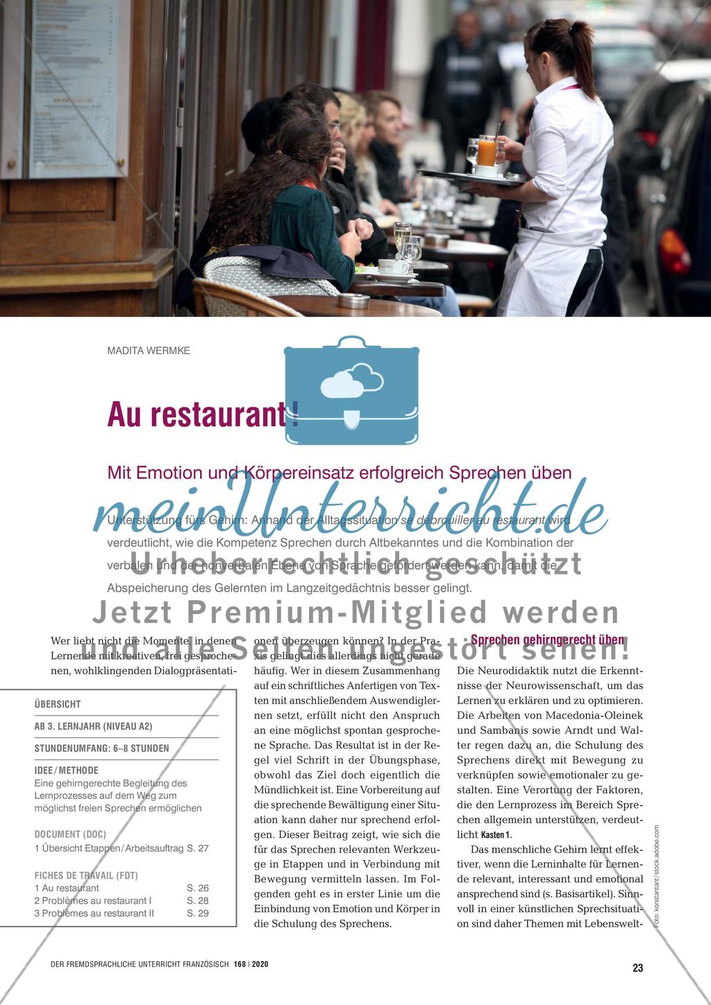 Au restaurant! Preview 1