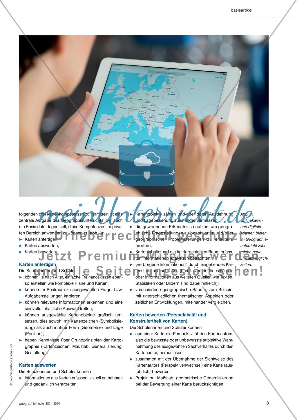 Kartographische Medien im Geographieunterricht Preview 2