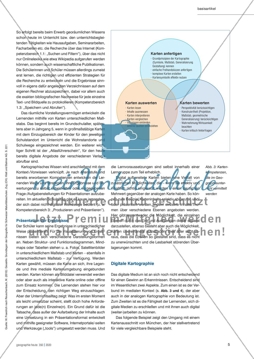 Kartographische Medien im Geographieunterricht Preview 4