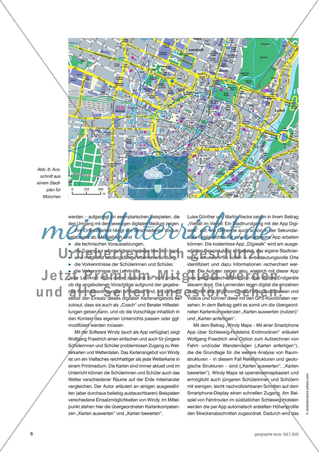Kartographische Medien im Geographieunterricht Preview 7