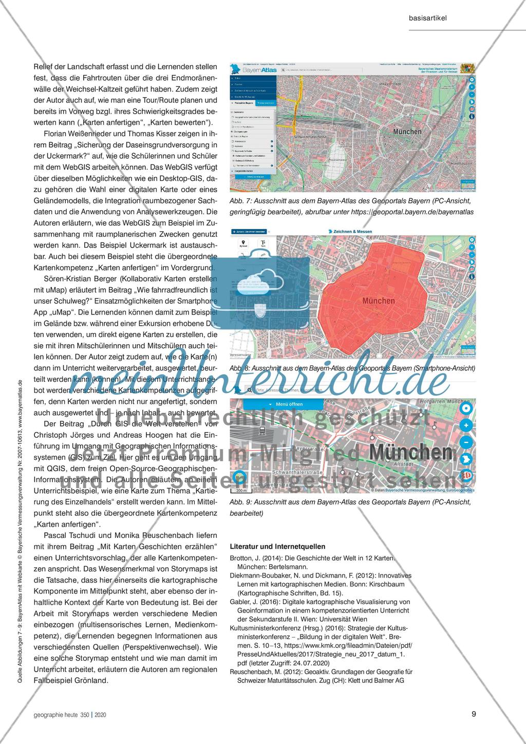 Kartographische Medien im Geographieunterricht Preview 8