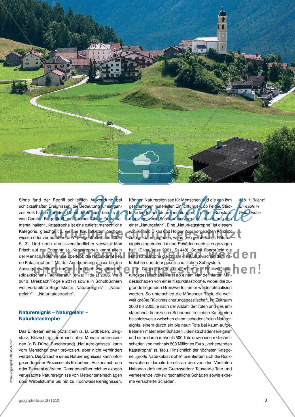 Naturrisiken im Mensch-Umwelt-System Preview 2