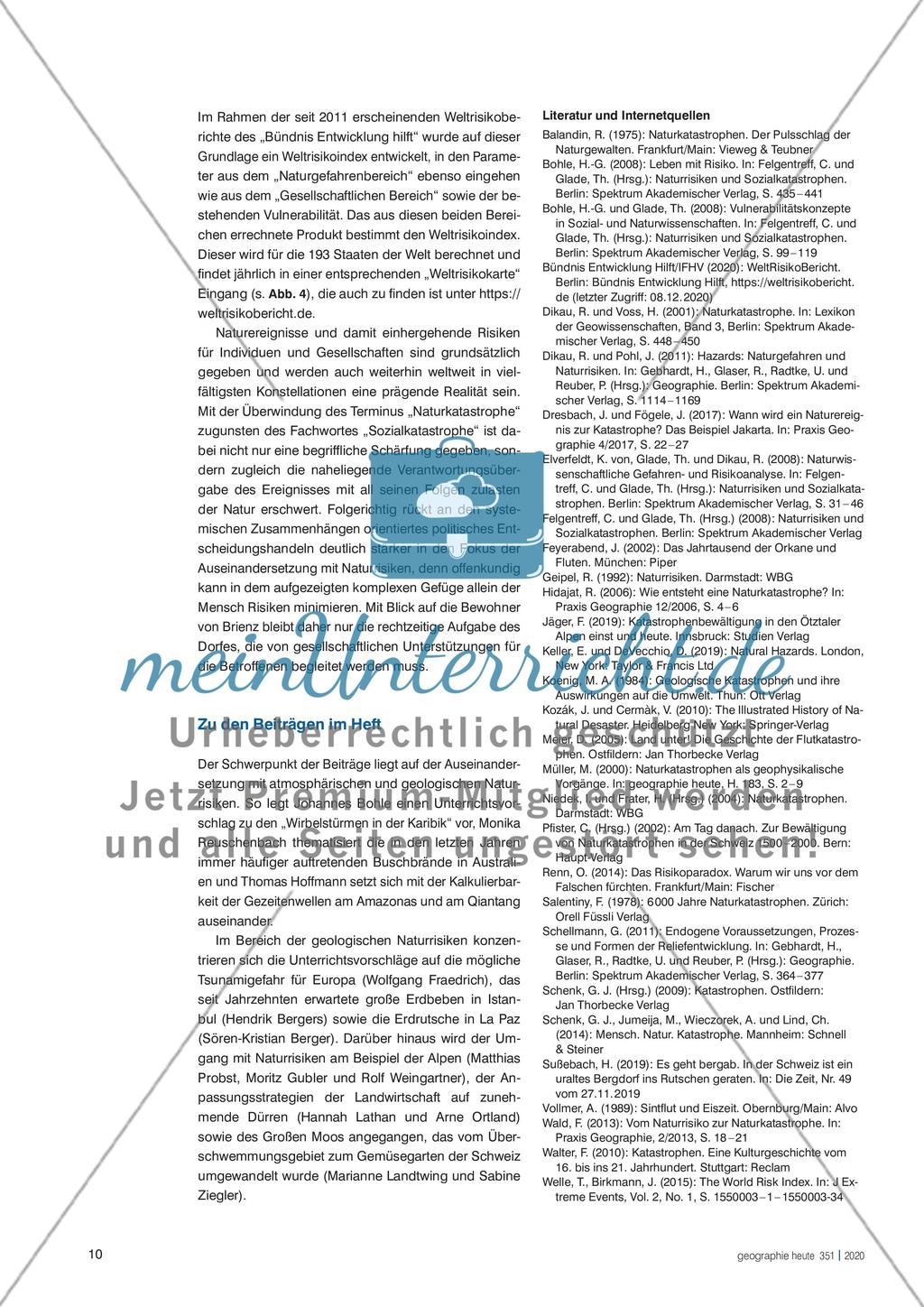 Naturrisiken im Mensch-Umwelt-System Preview 9