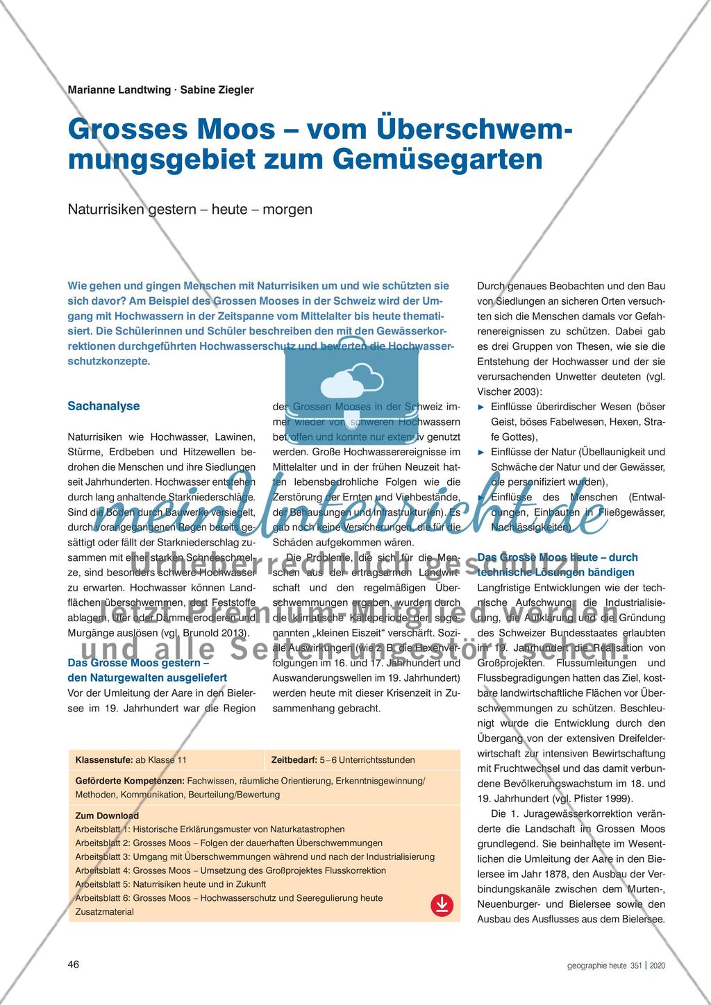 Grosses Moos – vom Überschwemmungsgebiet zum Gemüsegarten Preview 1
