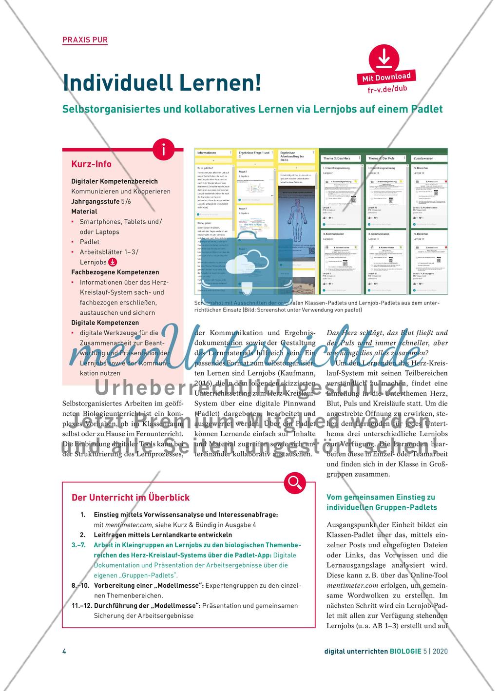digital unterrichten – Biologie -5 Preview 4