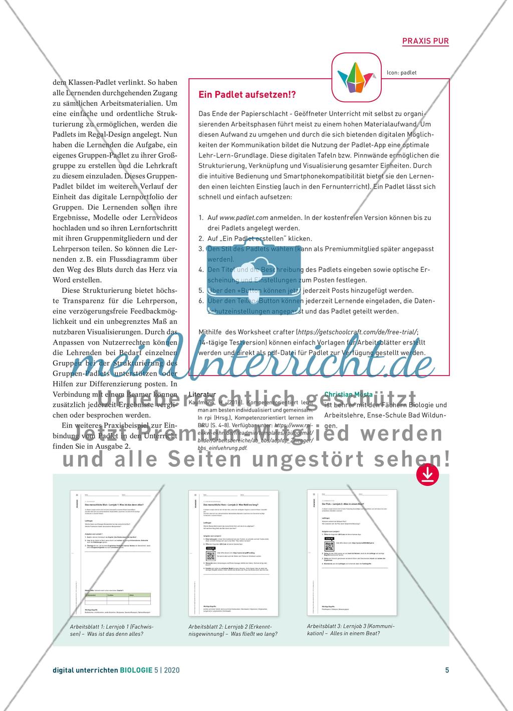 digital unterrichten – Biologie -5 Preview 5