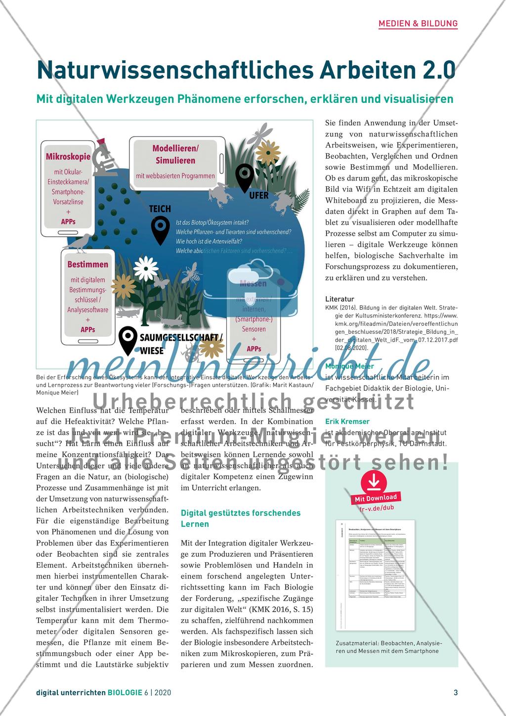 digital unterrichten – Biologie -6 Preview 3