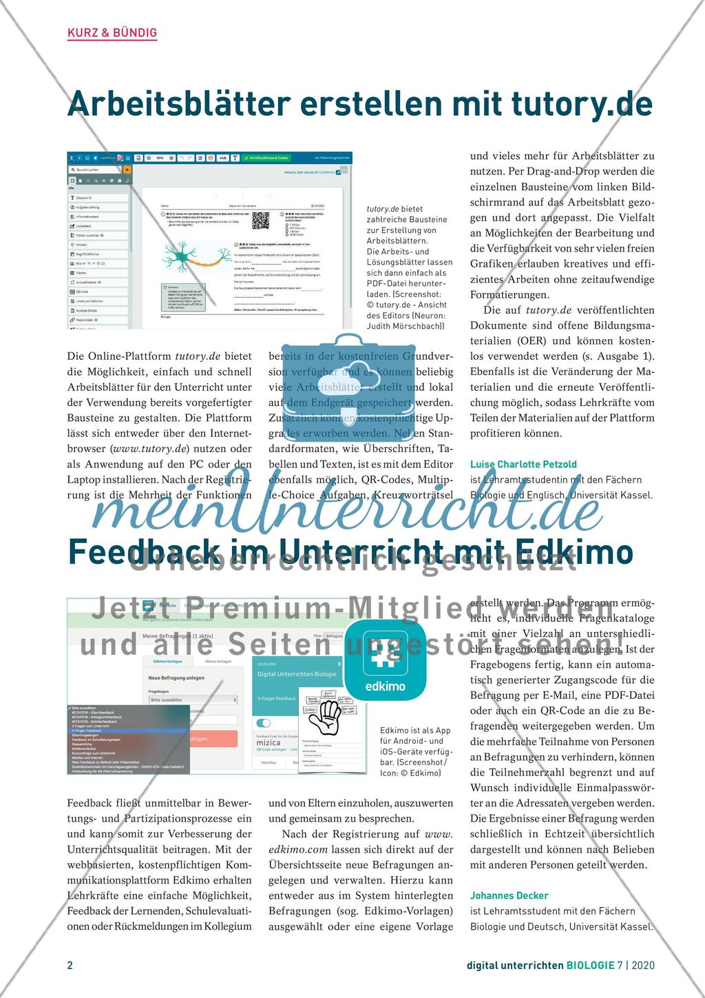 digital unterrichten – Biologie -7 Preview 2
