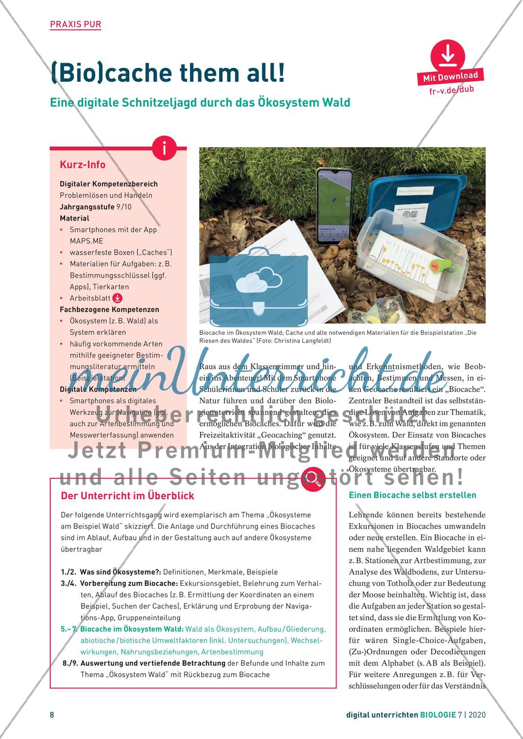 digital unterrichten – Biologie -7 Preview 8