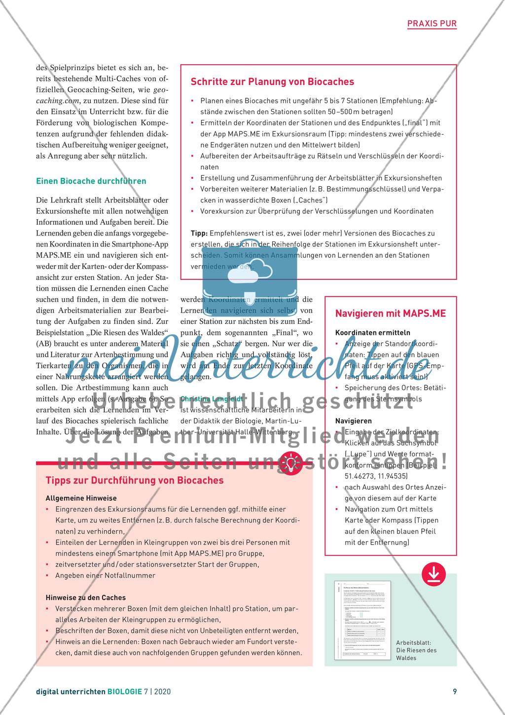 digital unterrichten – Biologie -7 Preview 9