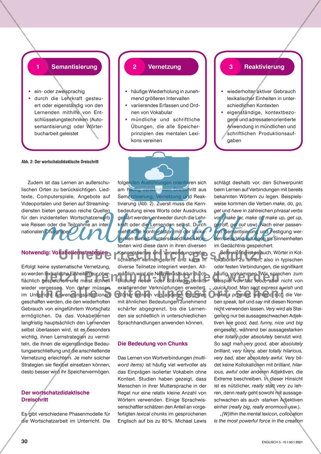 Wege zur integrativen Wortschatzarbeit Preview 3