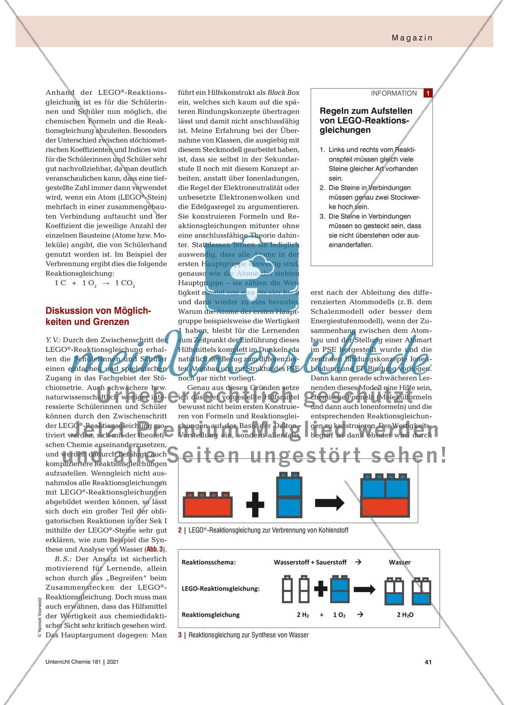 Stein für Stein zur Reaktionsgleichung Preview 2