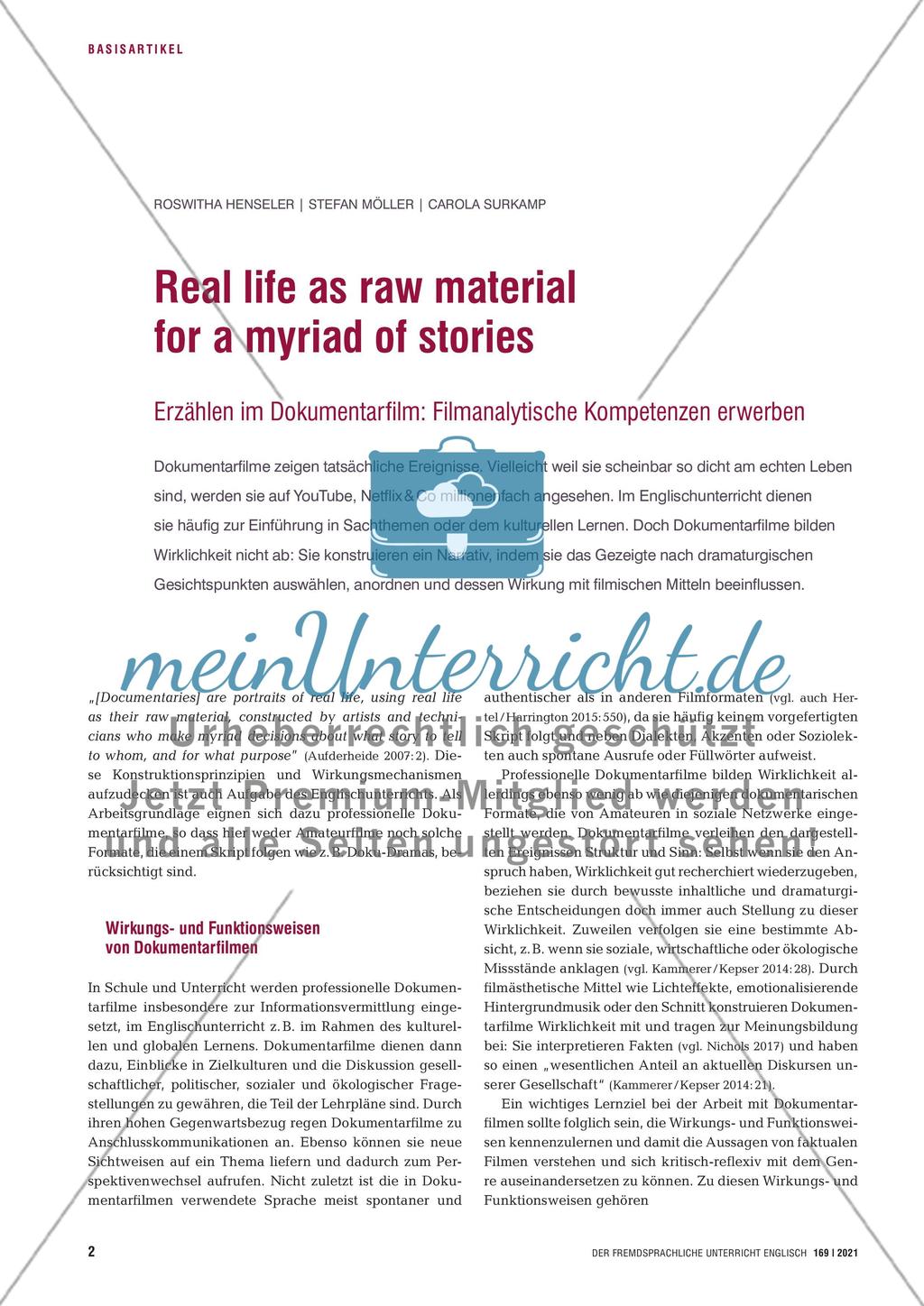 Real life as raw material for a myriad of stories Preview 1