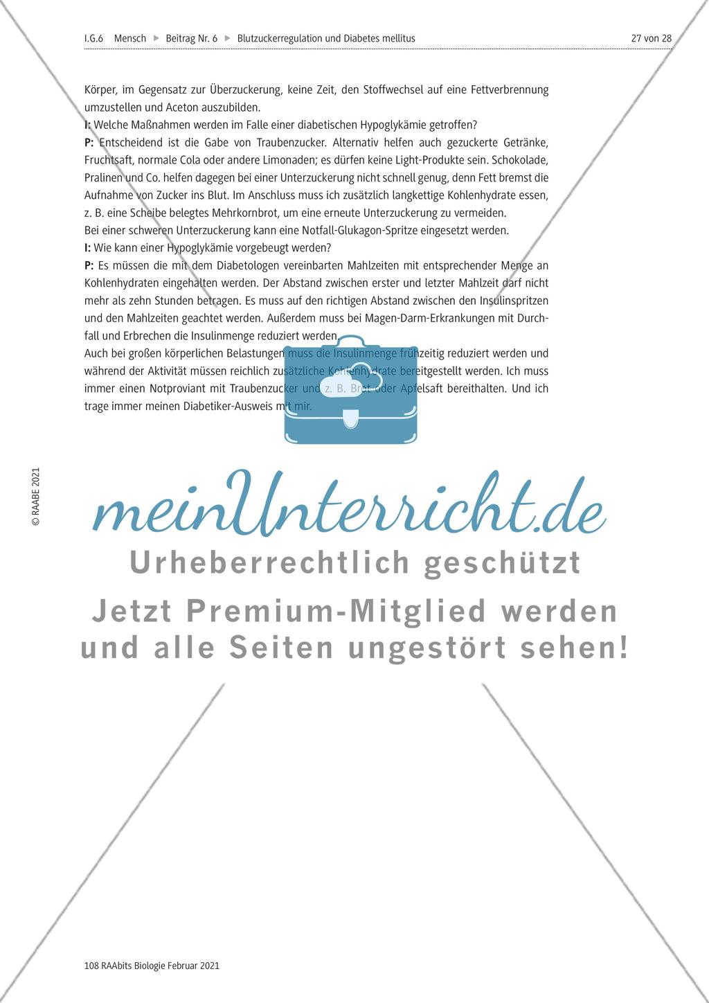 Stoffwechselentgleisungen – Hypo- und Hyperglykämie Preview 4