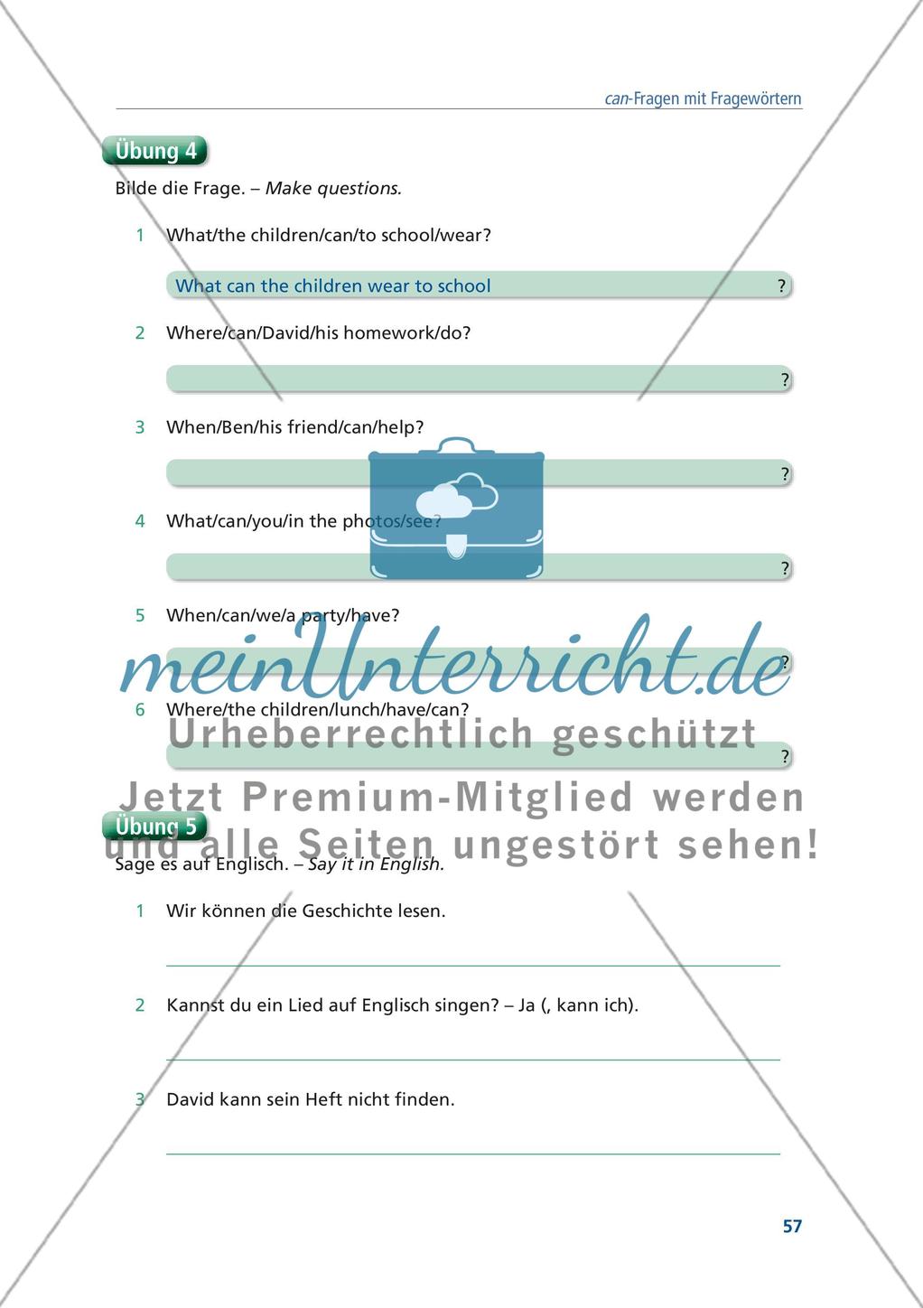 Englische Grammatik gecheckt! 5. Klasse - Teil 3 Preview 13