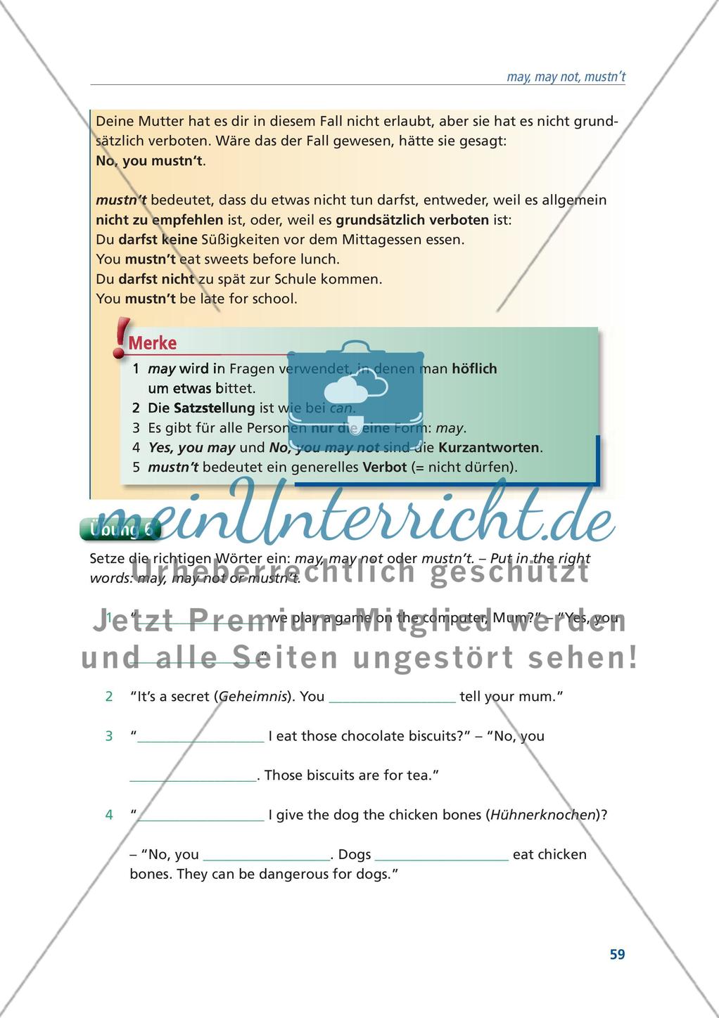 Englische Grammatik gecheckt! 5. Klasse - Teil 3 Preview 15