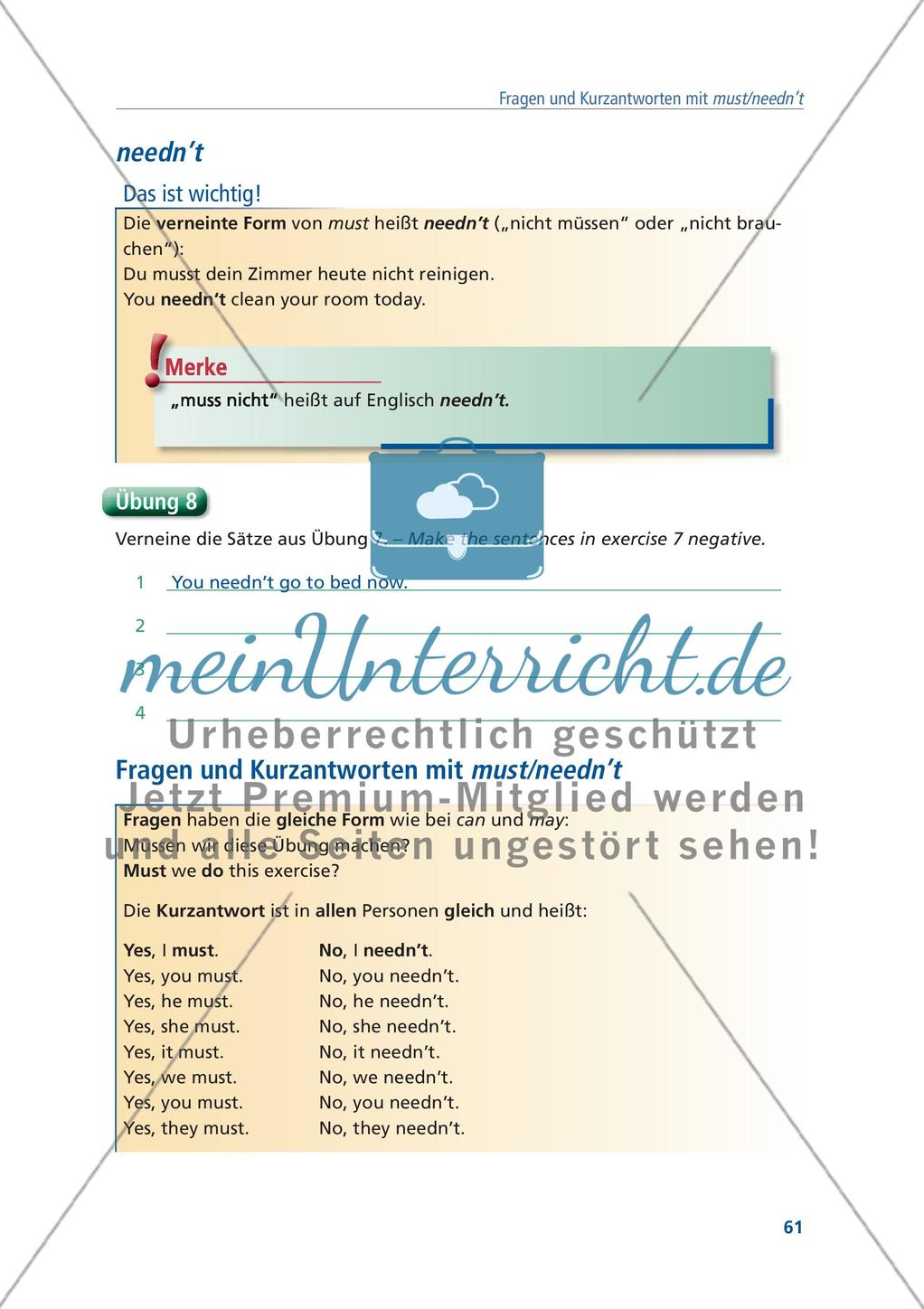 Englische Grammatik gecheckt! 5. Klasse - Teil 3 Preview 17