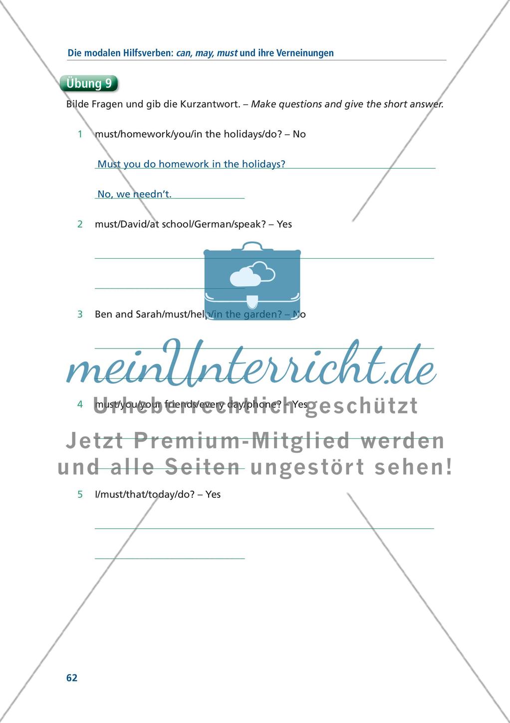 Englische Grammatik gecheckt! 5. Klasse - Teil 3 Preview 18