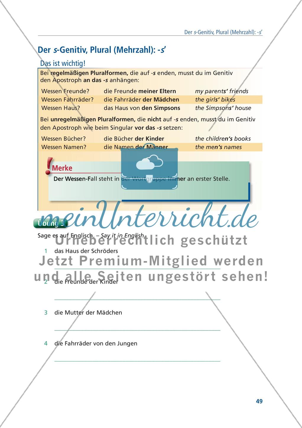 Englische Grammatik gecheckt! 5. Klasse - Teil 3 Preview 5