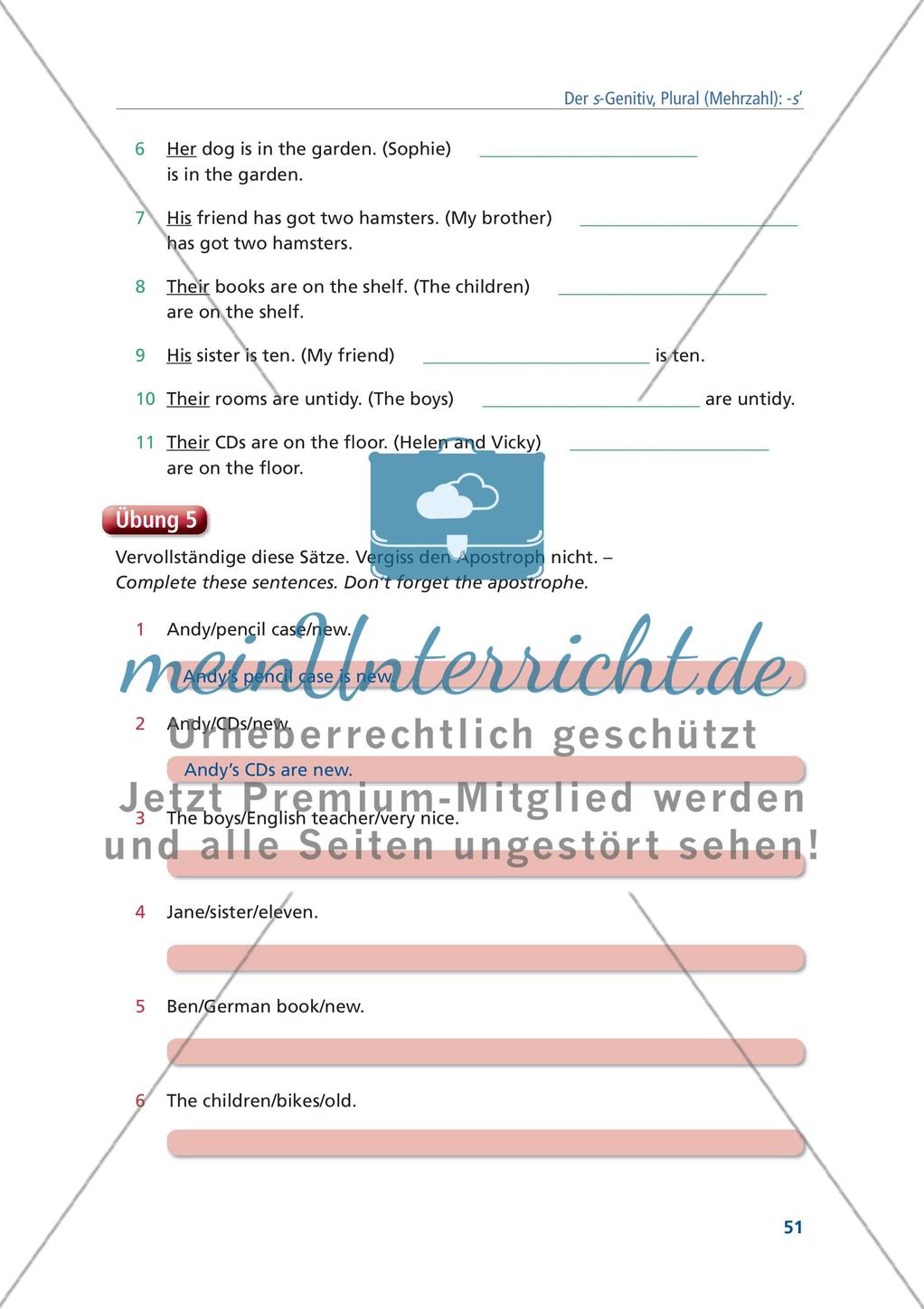 Englische Grammatik gecheckt! 5. Klasse - Teil 3 Preview 7