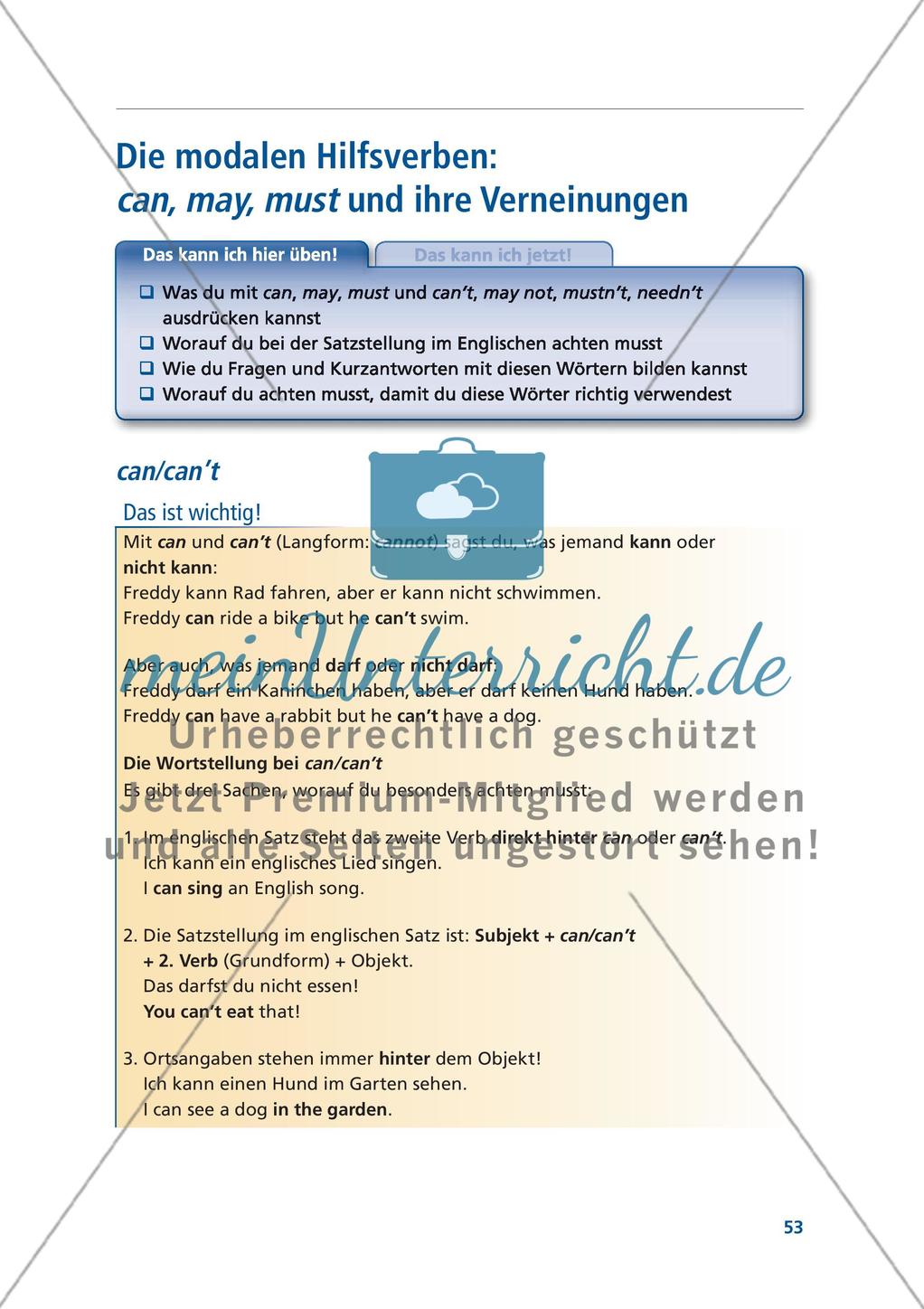 Englische Grammatik gecheckt! 5. Klasse - Teil 3 Preview 9