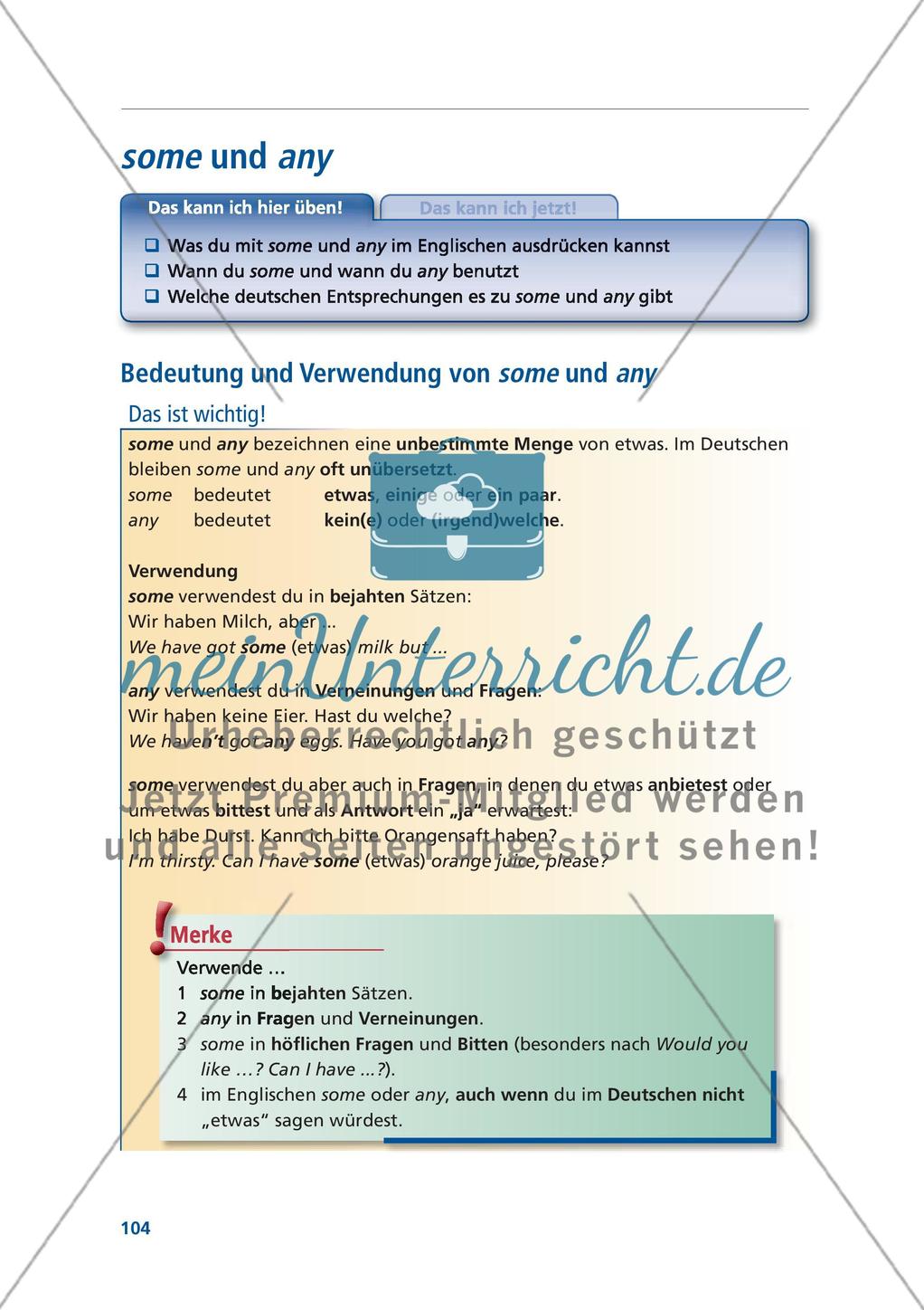 Englische Grammatik gecheckt! 5. Klasse - Teil 6 Preview 10