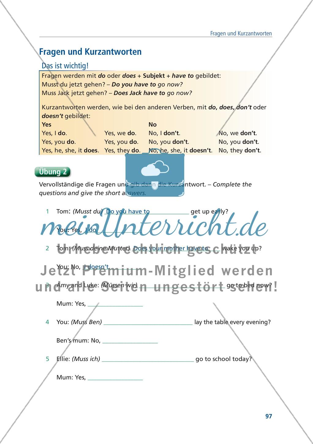 Englische Grammatik gecheckt! 5. Klasse - Teil 6 Preview 3