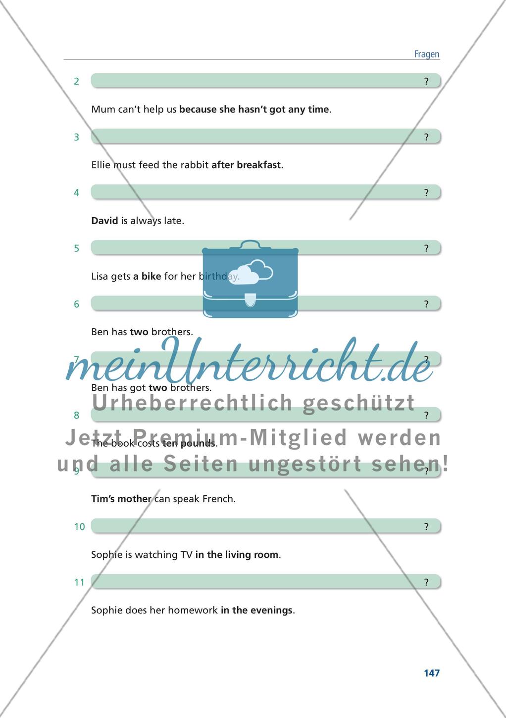 Englische Grammatik gecheckt! 5. Klasse - Teil 9 Preview 4